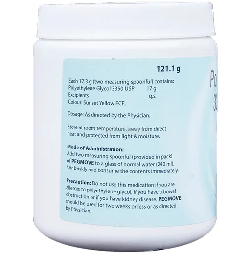 pegmove powder 121.1 gm